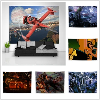 

Cowboy Bebop Tapestry Art Wall Hanging Sofa Table Bed Cover Home Decor Dorm Gift
