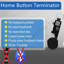 AYJ без Bluetooth Универсальная Кнопка hx Home Flex для iPhone 7 8 Plus функция возврата конечное решение Черный Белый розовое золото JC