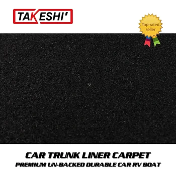 

Black Carpet Underfelt Underlay Upholstery Trunk Floor Refit Repalce Durable 150" x 78"