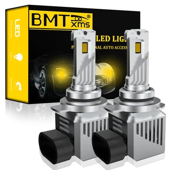 

BMTxms 2Pcs 12000LM 9005 LED H4 H7 Canbus Headlight H1 H11 H8 9006 9012 HB3 HB4 Car Light No Radio Noise High/Beam Headlamp