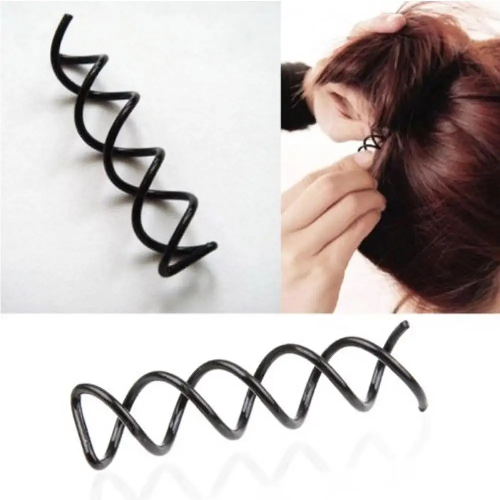 12Pcs Metal Spiral Spin Screw Pin Clip Hairpin Lady Twist Hair Clip Accessories