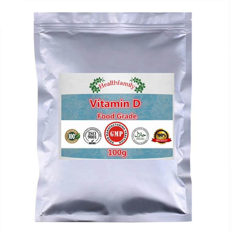 High Quality Nutritional Supplement 99% Purity Vitamin D3 Powder Cholecalciferol VD3 Improve Teeth and Bones Healthy | Красота и
