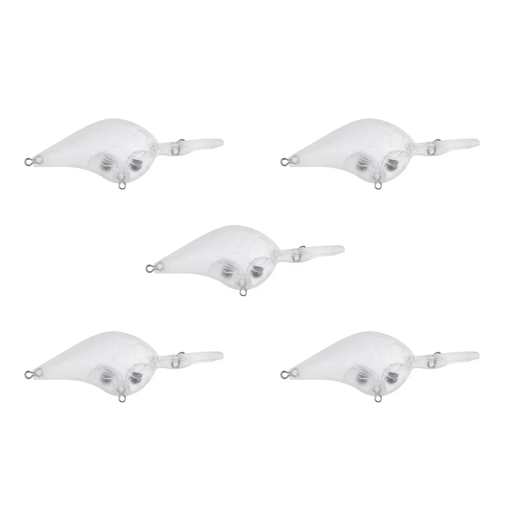 Unpainted Hard Fishing Lures Blank Crankbaits DIY Fishing Body Various To Choose