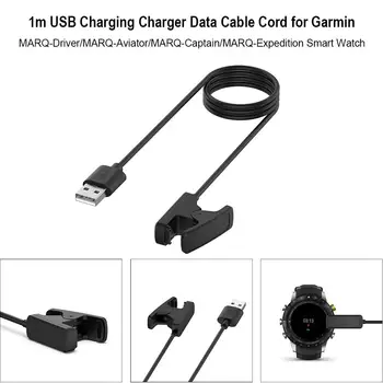 

1m USB Charging Charger Data Cable Cord For Garmin MARQ-Driver/MARQ-Aviator/MARQ-Captain/MARQ-Expedition Smart Watch
