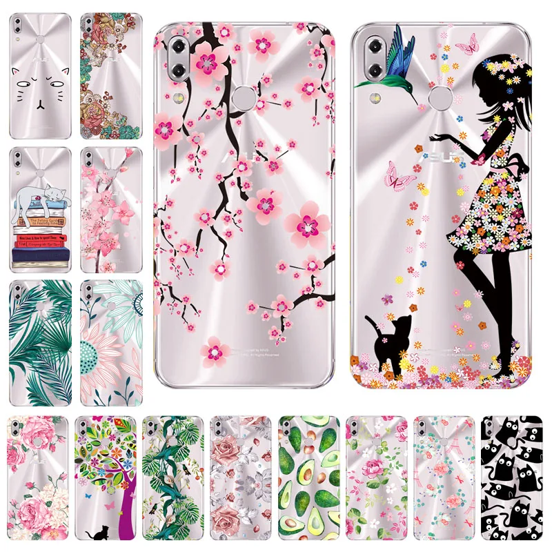 

Silicon Soft TPU Case For Asus Zenfone 5z ZS620KL Case Transparent Clear Cover Zenfone 5 ZE620KL Covers Back Coque Fundas