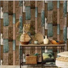 10 м ретро деревянные обои самоклеющиеся промышленный стиль мебели наклейка для ремонта спальни фон стены papel де parede