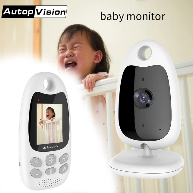 Moniteur vidéo pour bébé, dispositif de caméra pour chambre de bébé, moniteur  pour chambre séparée, alarme de pleurs, 24h, affichage vidéo jour et nuit -  AliExpress