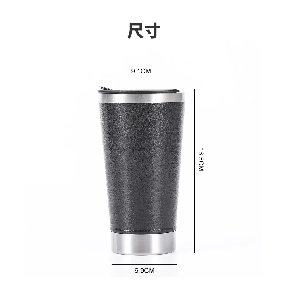 473ml copo Stanley Cup Beer Thermal Cup Tumbler with Lid and Opener  Stainless Steel Vacuum Insulated Mug Ice Beer Coffee Mug - AliExpress