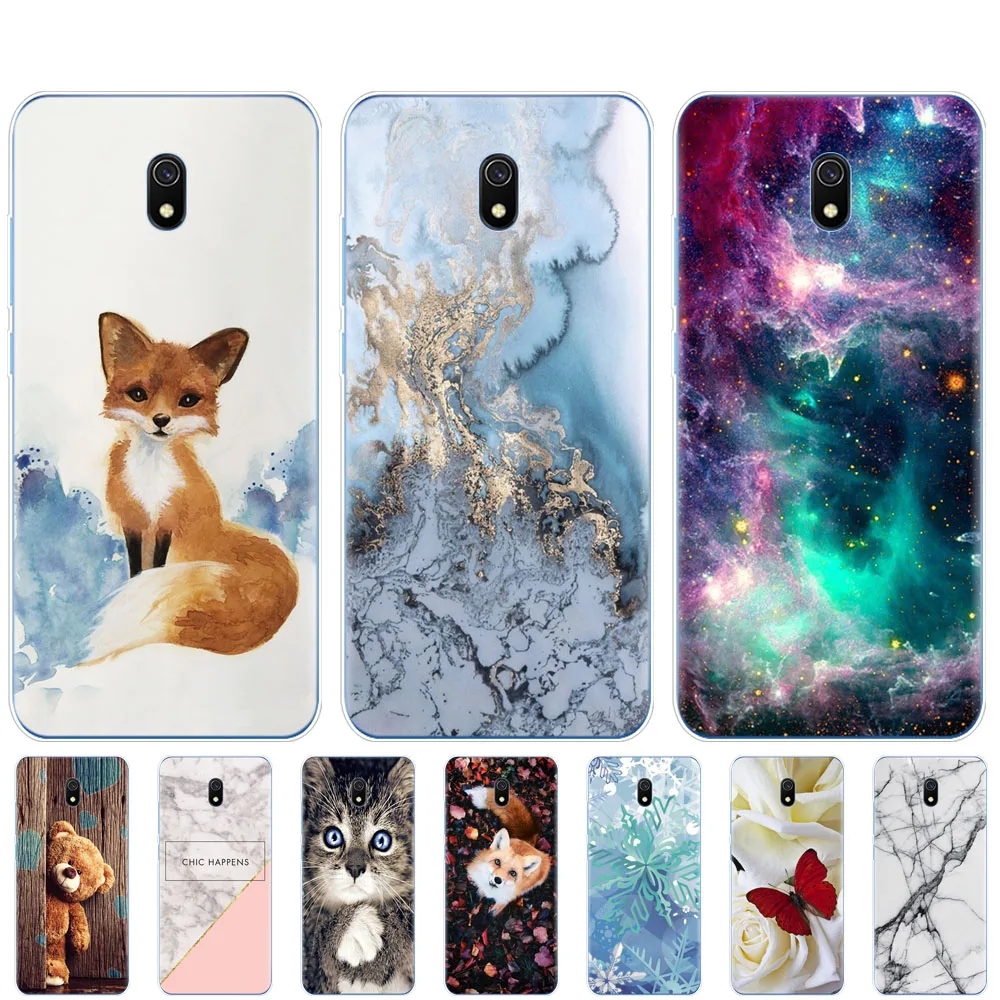case for xiaomi redmi 8a silicon soft tpu back cover bumper hongmi coque copas Skin shockproof cute | Мобильные телефоны и
