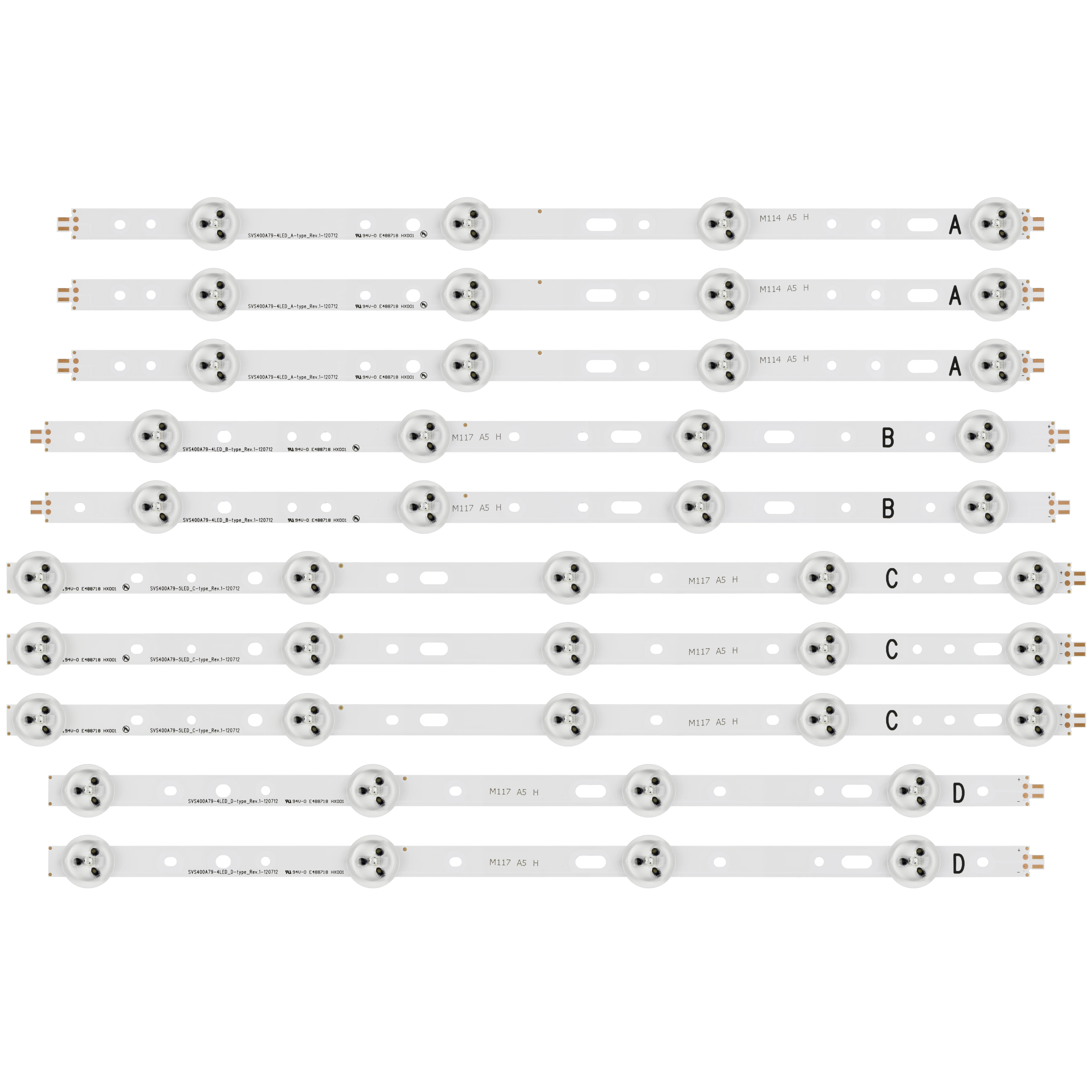 Светодиодная лента для подсветки 40D1333B 40L1333B 40PFL3208T LTA400HM23 SVS400A79 A/B/D/C/D SVS400A73 40PFL3078/12 10