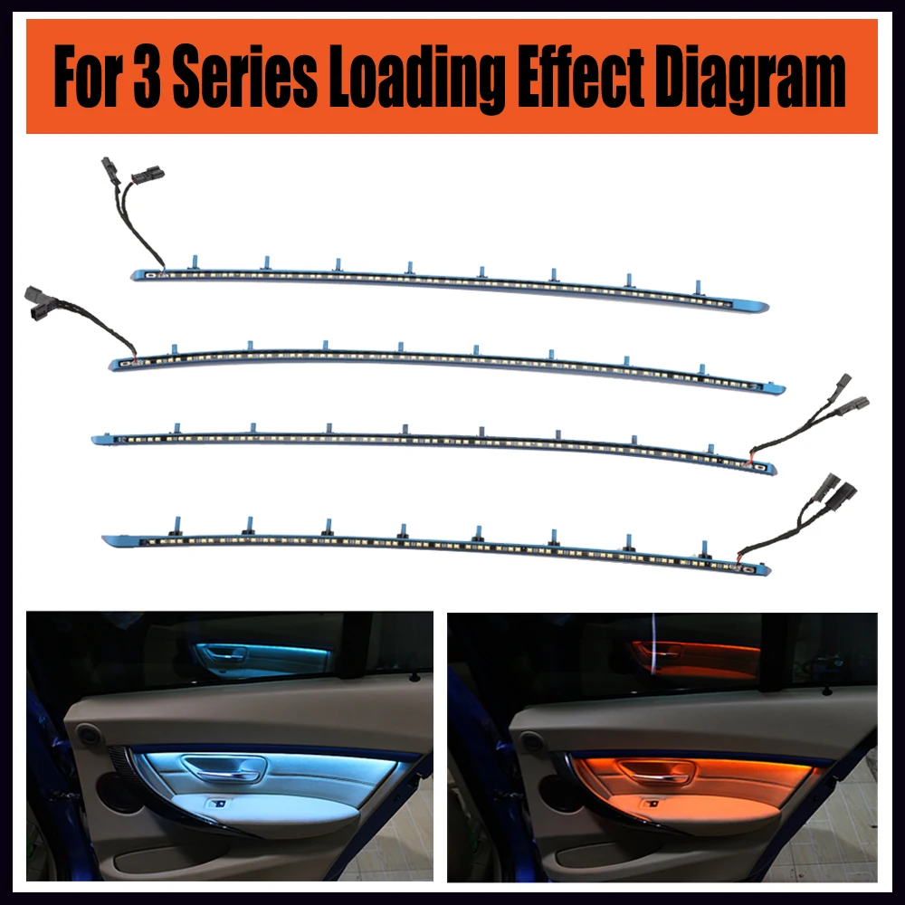 

Car Strip Light 2 Colors Car Styling Decorative Atmosphere Lamps Car Interior Light For BMW 3 series F30(Imported) 2012-18