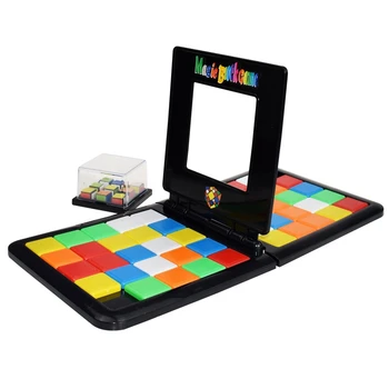 

Colorful Battle Magic Block Game Race Game Square Parent-Child Interaction Square Desktop Toys Race Puzzle