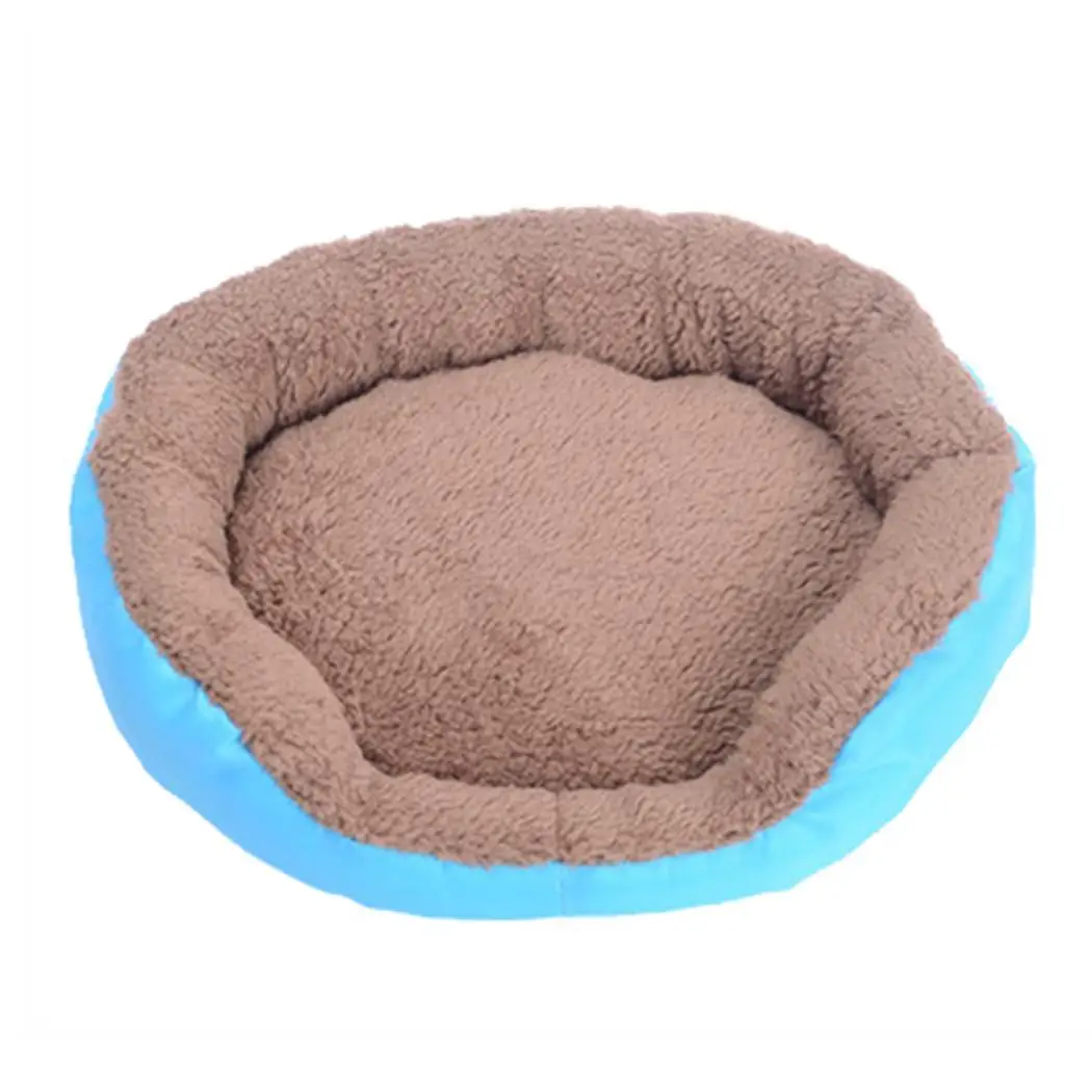 

New Soft Thickening Pet Beds Warm Solid Cozy Blue, Green, Orange, Rose red Home Cat Dog Beds