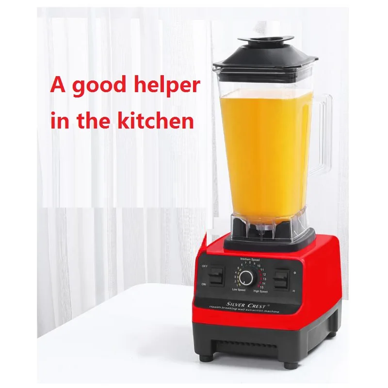 Blender Powerful High Speed Blenders Food Mixer Fruit Juicer Ice Avocado Smoothie Milkshake Bar Wall Breaking Machine