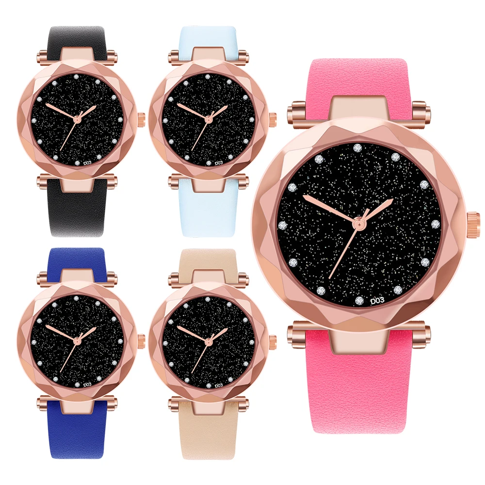 

Women's Watches 2018 Luxury Starry Sky Wrist Watch Casual Dress Ladies Watches for Women diamond watch Relogio Feminino