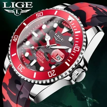 

LIGE Men Watch New Quartz Luxury Business Watch Automatic Date Wristwatch Sport Waterproof Watch for Men Clock Relogio Masculino