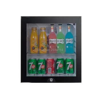 

Star Hotel Room Electric Mini Portable Refrigerator 30L Mini Fridge Quiet Quick Refrigeration 50W Cooler Box Transparent Door