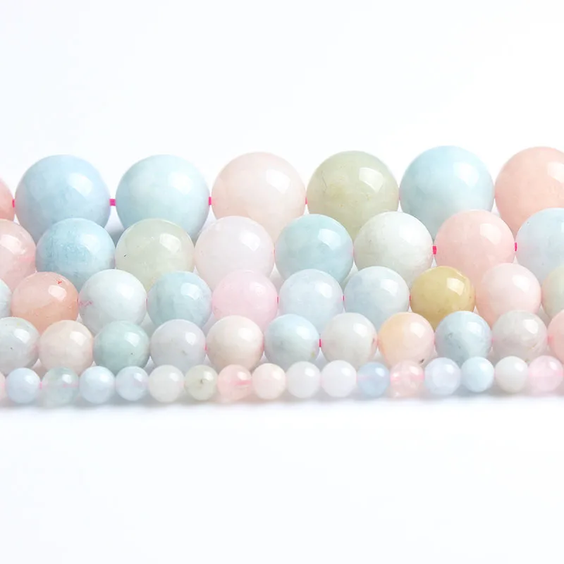 

Linxiang Natural Morgan Stone Beads DIY Fashion Accessory Hand Beads