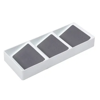 

Kitchen Spice Rack Drawer Storage Non-skid 3 Grids Organizers for Seasonings Bottles HUG-Deals