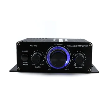 

400W Power Amplifier DC12V HiFi Stereo Receiver 20Hz-20KHz Replacement