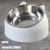 Cat Dog Bowl 15 Градусов Поднятые Кошачьи Чаши Из Нержавеющей Стали Защитная Шея Щенок Cat Feeder Нескользящая Авария Повышенная Кошачья пищевая чаша