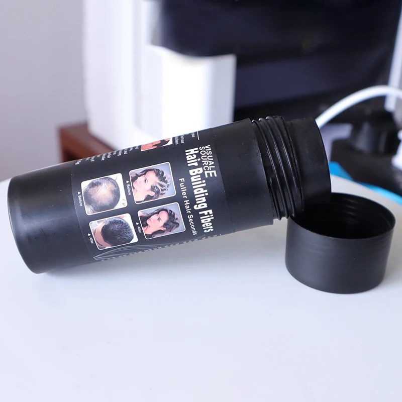 Polvos de queratina para el crecimiento del cabello, fibras para el cabello, extensión de polvo de Color, adelgazamiento