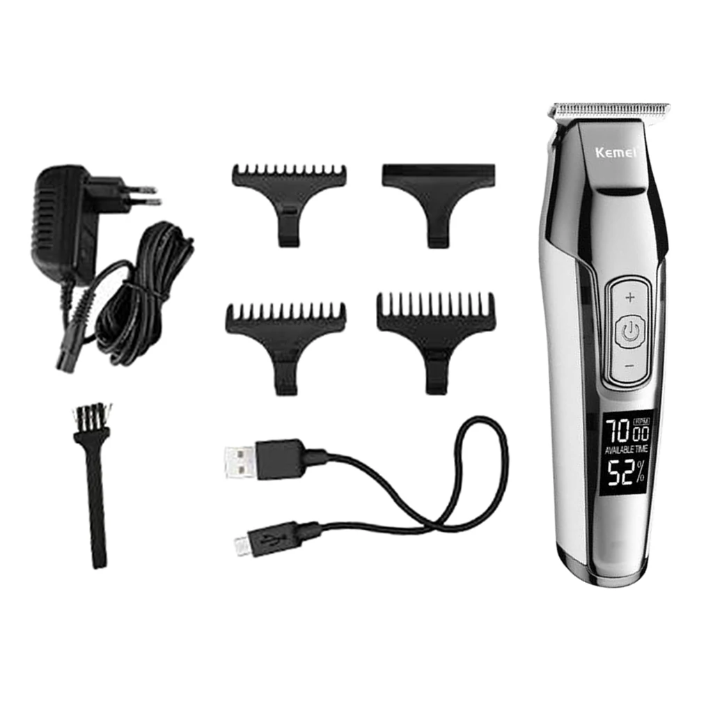 Kemei KM 5027 Professional Electric Hair Clipper Men Cordless Handy Beard Hair Trimmer Shaver Haircut Razor Barber EU Plug