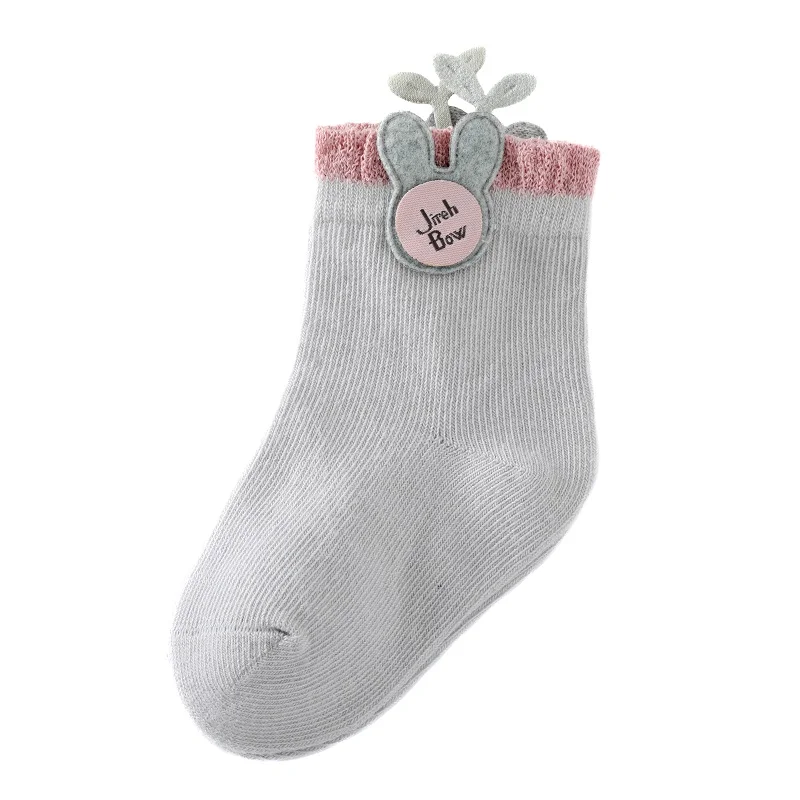 1 пара носков для малышей, аксессуары для мальчиков и девочек с рисунками, декоративные носки, хлопковые детские носки, мягкие носки для новорожденных, одежда, аксессуары - Цвет: AKW-010