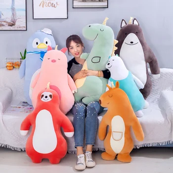 

Cartoon Animals Happy Party Support Pillow For Body Neck Pillow Pillow Bed Pillow For Cervical Pillow Cushion For Hug Press Lie