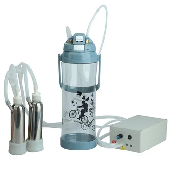 

3L Electric Pulse Milking Machine Cow Cattle Double Head Automatic Vacuum Pump Manual Milking Machine Impulse Milker