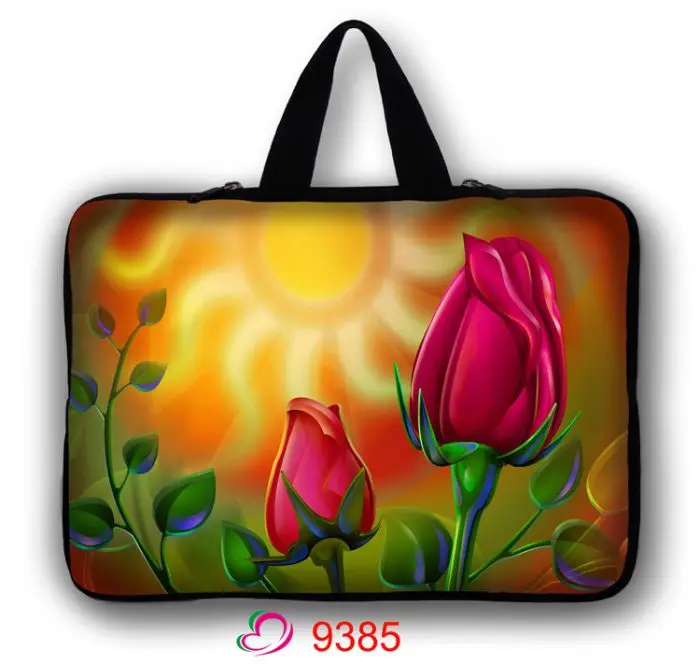 Тюльпан ноутбук сумка 11, 12, 13, 14, 15,6 дюймов для Asus Dell Acer HP Xiaomi Тетрадь рукав 12,5 13,3 14,1 Водонепроницаемый резиновый матовый чехол