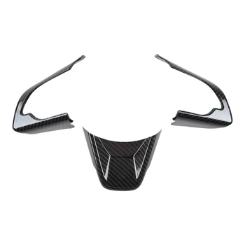 

for Suzuki Jimny 2019 2020 Car Carbon Fiber Grain Steering Wheel Decoration Cover Trim Frame Stickers Accessories