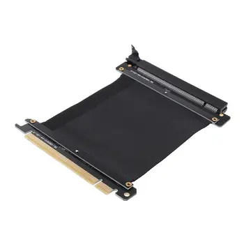 

High Speed PC Graphics Cards PCI Express 3.0 16x Flexible Connector Cable Riser Card Extension Port Adapter for GPU with antijam