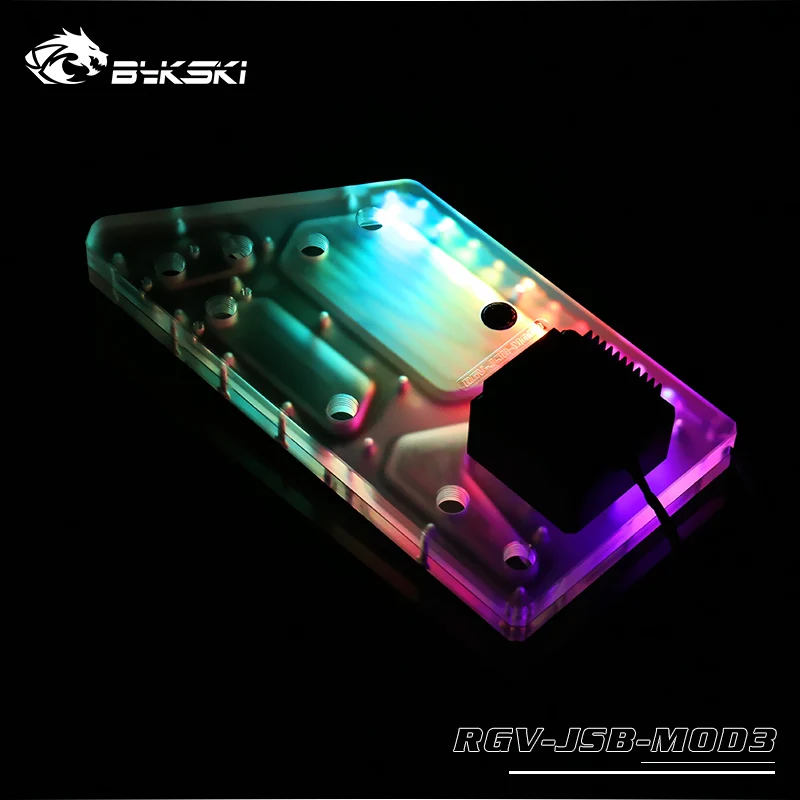 BYKSKI JOSBO MOD 3 Chasis используется wate охлаждающий бак компьютерный корпус RGB резервуар прямоугольник AURA M/B RGV-JSB-MOD3