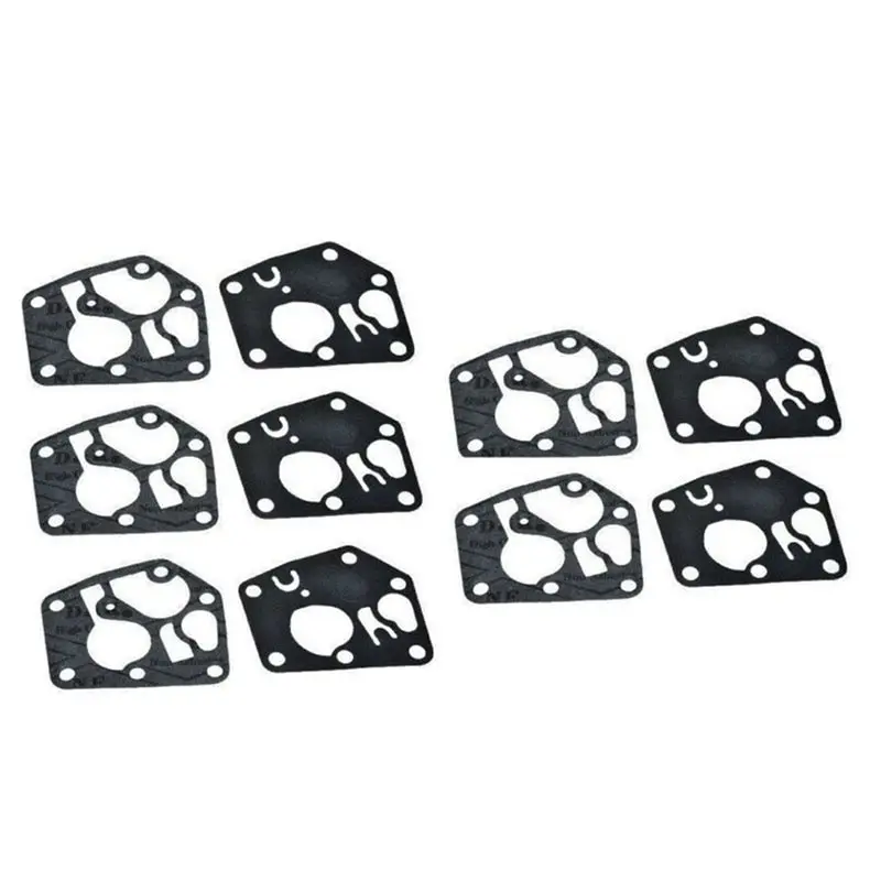 10Pcs/Set Carburetor Diaphragm Gaskets carb repair kit chainsaw carb repair kit Fit For Briggs Stratton Sprint Classic Engines Replacement Practical Durable