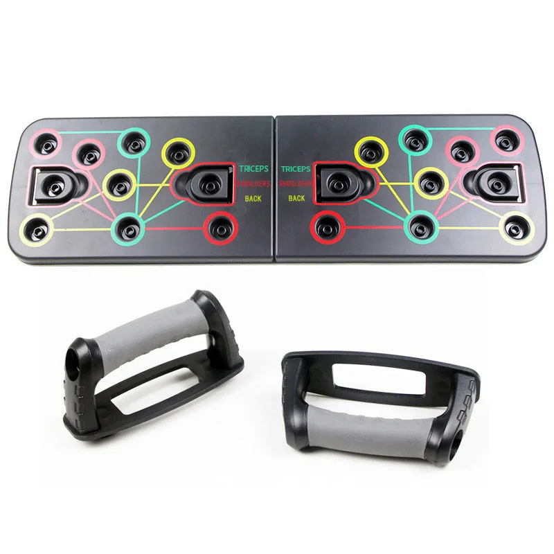 9 in 1 Push Up Rack Board 2020 Men Women Fitness Exercise Push-up Stand BodyBuilding Tool Training Workout Home Gym Fitness
