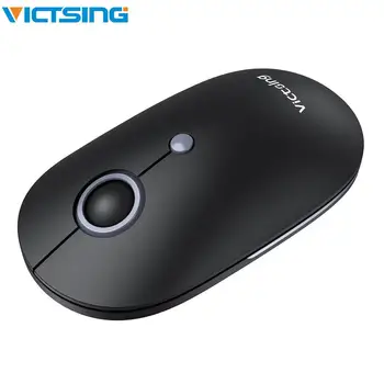 

VictSing Slim 2.4G Wireless Mouse Noiseless Travel Cordless Mice with 5 Level Adjustable DPI 3200-800 For PC Laptop Mac MacBook