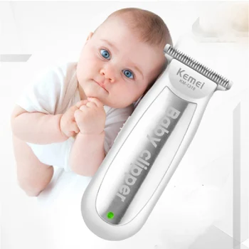 

Kemei Mini Electric Hair Trimmer Baby USB Rechargeable Hair Clipper Infant Quiet Shaver Kids Haircut Razor Hair cutting machine