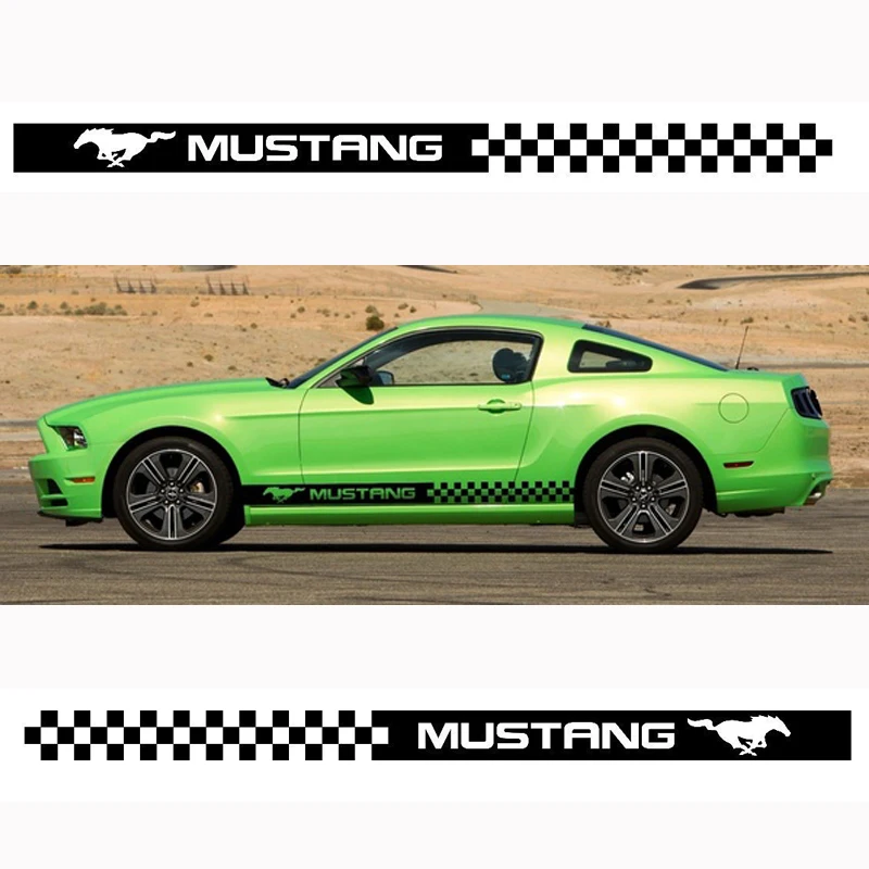 2 шт. виниловые наклейки на боковые кузова Ford Mustang|Наклейки автомобиль| |