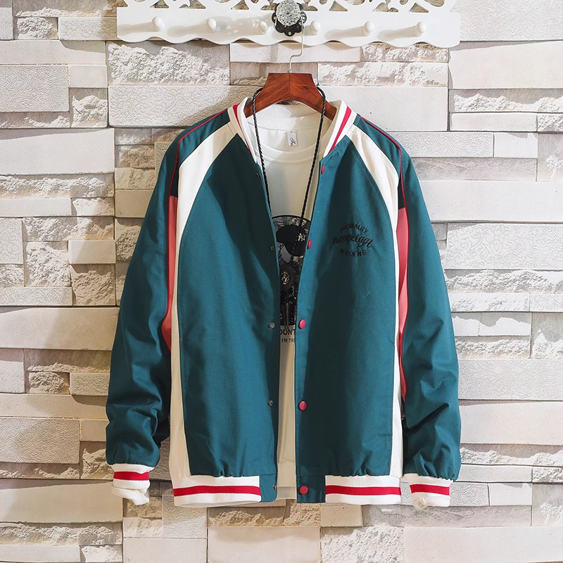 

Hip-hop Japanese Plus Size Casual Style Jacket Lettered Jacket Academic Style