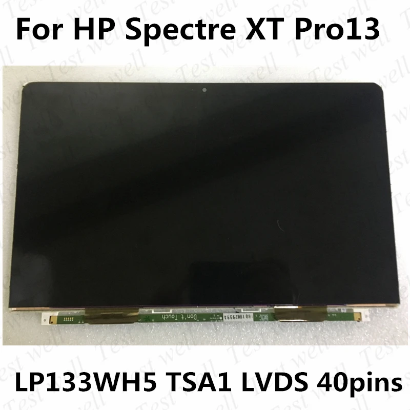 

ЖК-экран LP133WH5 TSA1 с диагональю 13,3 дюйма для HP Spectre XT Pro 13, дисплей LP133WH5-TSA1 дюйма, LP133WH5(TS)(A1), экран 1366x768, 40-контактный