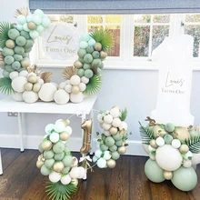 20/30/40/50pcs 5inch Retro Latex Balloon Baby Shower 1st Birthday Party Decoration Helium Ballon Wedding Decoration Air Globos