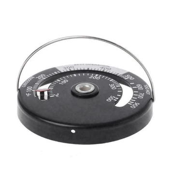 

Wood Burner Stove Pipe Fireplace Heat Thermometer Temperature Gauge Stove Pipe Thermometer Accessories