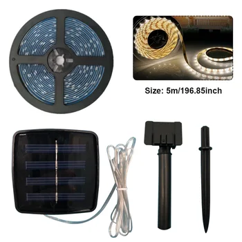 Smart Patio Gazon Straat Zonne-energie Led Strip Licht Buiten Waterdicht Makkelijk Installeren Landschap Lint Flexibele Tuin Decor