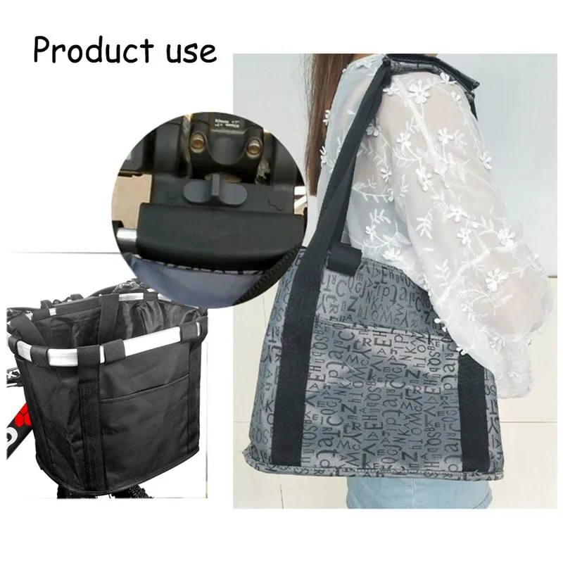 Велосипедная передняя корзина велосипедный руль водонепроницаемая Съемная