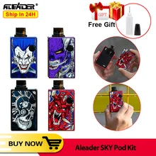Aleader SKY Pod vape 1000 мАч Стартовый Набор 2,5 мл 0.6ohm MTL Mesh/1.2ohm DTL катушка электронная сигарета VS Smoant Pasito Vape Kit