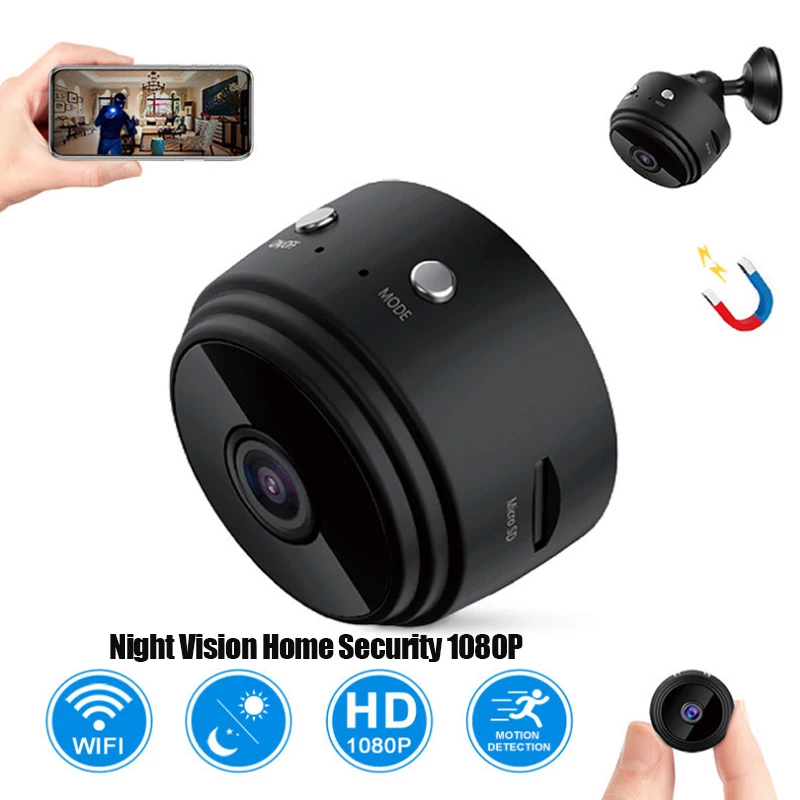 

Indoor and outdoor USB connection A9WIFi home security camera 4K HD security sports HD night vision infrared 1080p aerial DVD
