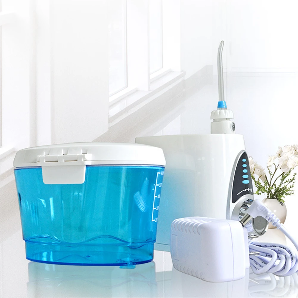Manooby Flosser с 7 наконечниками Электрический переключатель струйная нить зубная щетка спа-органайзер для чистки зубов аксессуары
