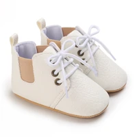 2023New Baby Shoes Retro Leather Boy Girl Shoes Multicolor Toddler Rubber Sole Anti-slip First Walkers Infant Newborn Moccasins 2