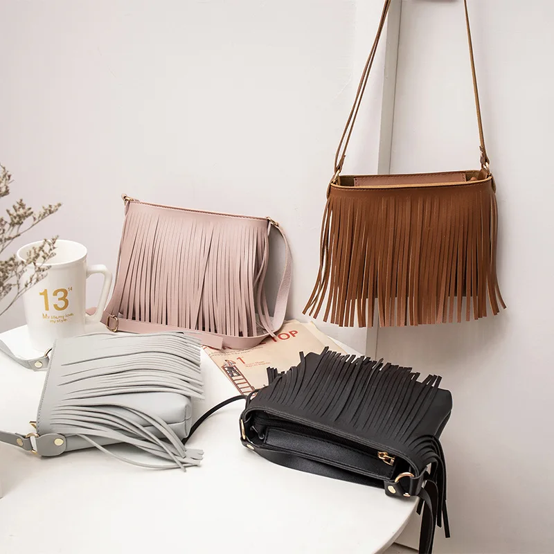 

Support 2018 New Style Fashion Classic Trend Women's Tassel Shoulder Bag